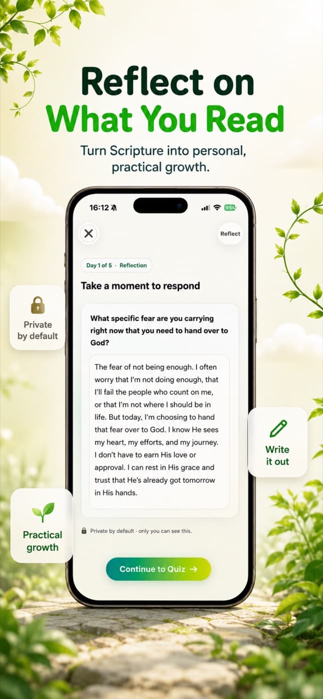 Branch private scripture reflection