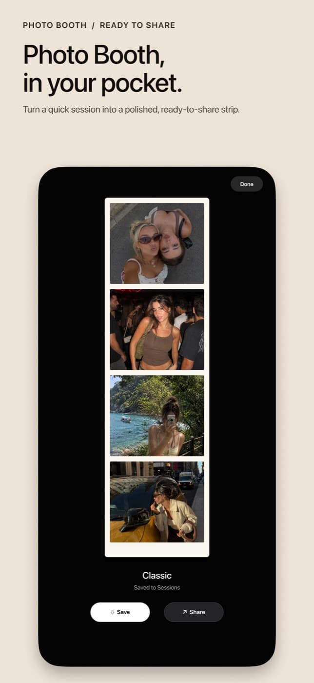 PerPic photo booth strip